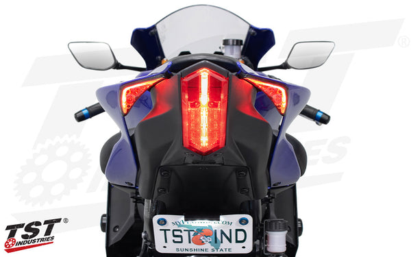 TST Sequential LED Integrated Tail Lights for Yamaha YZF-R7 2022-2025 ...