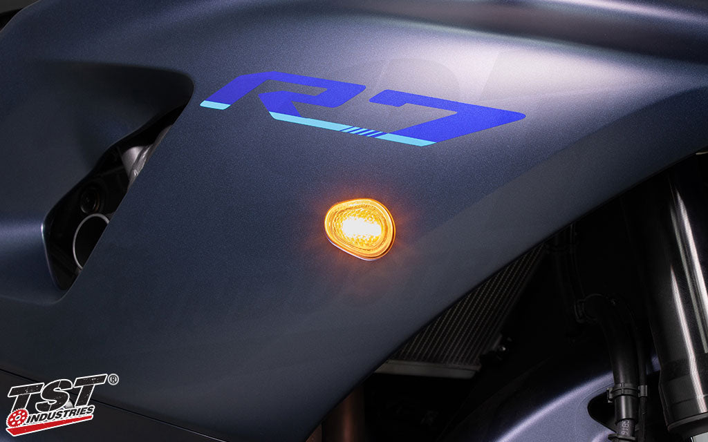 TST GTR Front LED Flushmount Turn Signals for Yamaha YZF-R7 2022 - 202 ...