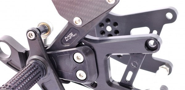 Yamaha R6 Gold Rear Set MG Biketec Race Rear Set for Yamaha YZF-R6 2017-2020 – partstribe.com.au