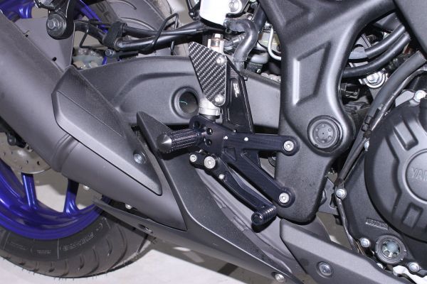 Yzf R3 Rear MG Biketec Race Rear Set for Yamaha YZF-R3 2017+ – partstribe.com.au