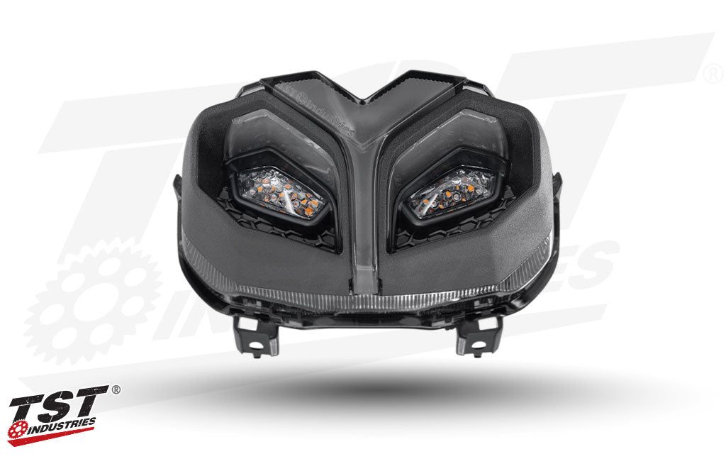 Smoke Sequential LED Tail Light With Flush Mount Turn Signals For 2009-2014 Yamaha R1 - Motodynamic Brand